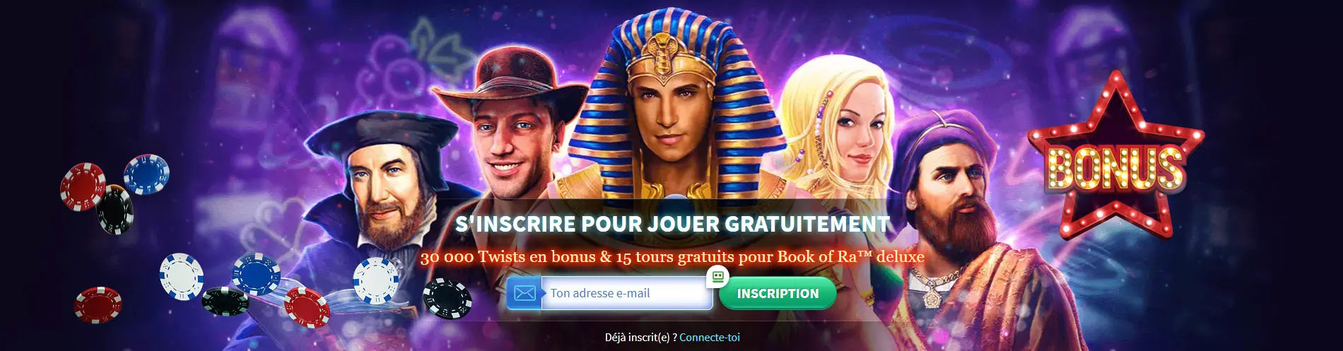 S'inscrape pour jouer gratuitement GAMETWIST CASINO