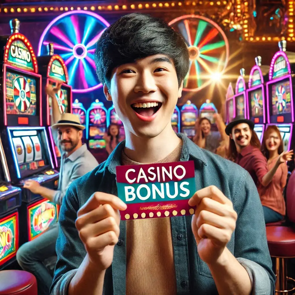 l'homme avec un bonus au GAMETWIST CASINO